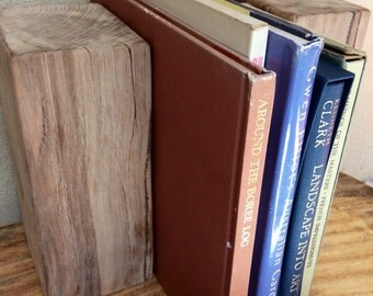 Book Ends Large Marri Wood