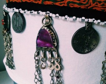 Belt Belt jewelry Afghan former Antik Ethnic Kuchi Vintage