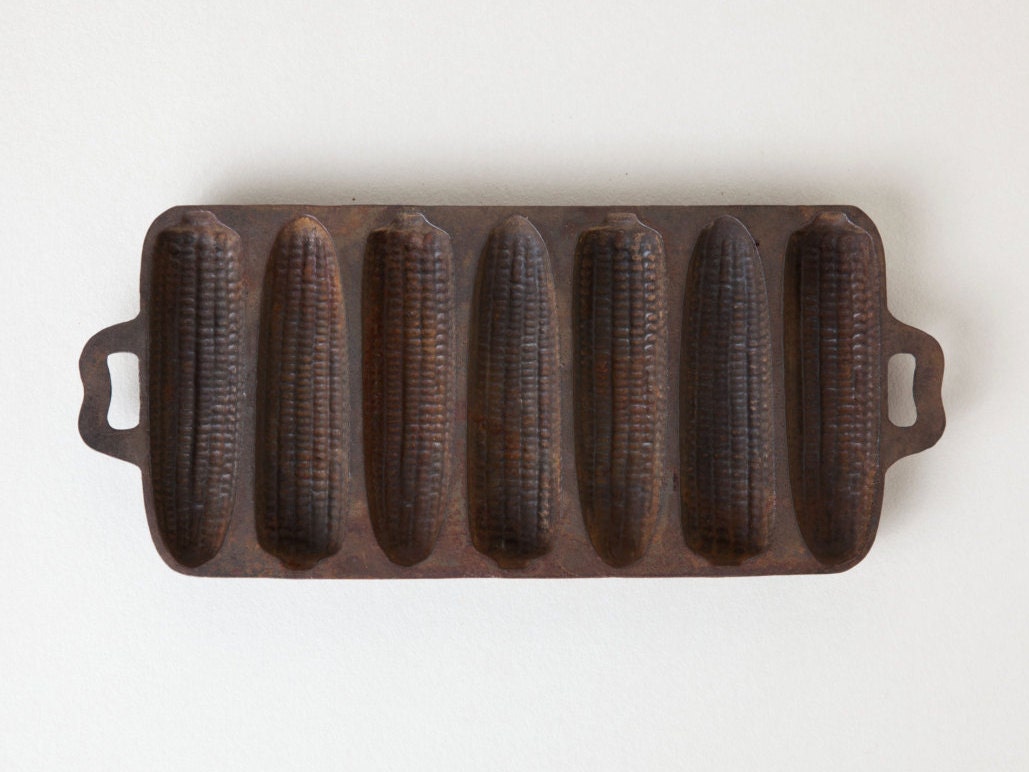 Vintage Cast Iron BSR Cornbread Corn Stick Pan 7 Corn Cobs