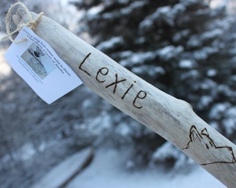 Personalized dog toy. Unique gift from Alaska.