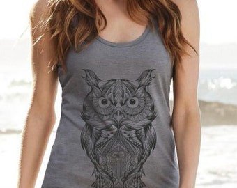 Longshoreman owls Mandala grey mottled