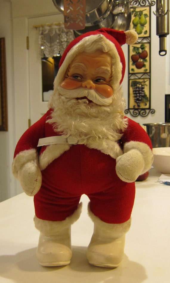 rushton rubber face santa