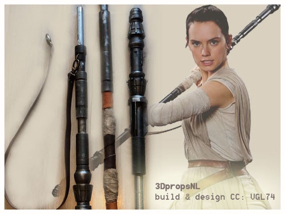 star wars rey staff toy