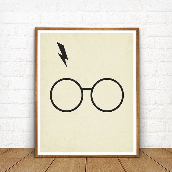 Harry Potter Glasses &amp; Lightning Bolt Harry Potter Printable