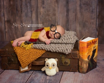 Harry Potter scarf and owl set