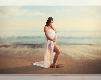 Maternity Gown for photo shoot {One size fits most } Maternity Gown / Photography Prop. This gown is perfect for your Photo Shoot!
