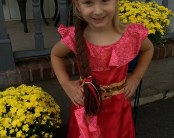 Elena of Avalor Dress Up Braid for Little Princesses