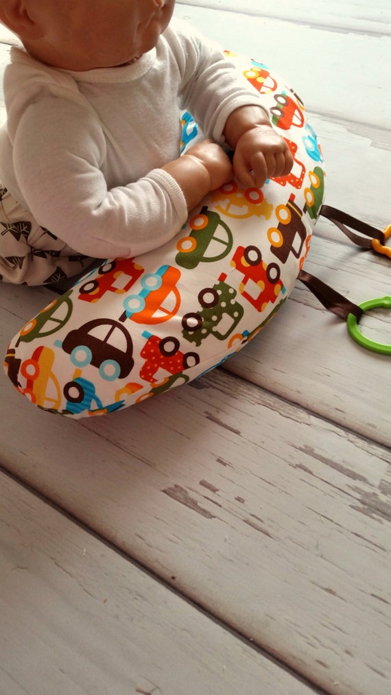 Organic Tummy Time Pillow Cars