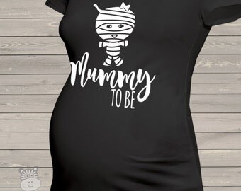 halloween maternity shirt-mummy to be short or long sleeve maternity t shirt