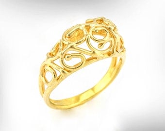 unique wedding band gold wedding ring statement wedding ring handmade design ring - Wedding Ring For Women unique wedding band gold wedding ring statement wedding ring handmade design ring - Wedding Ring For Women