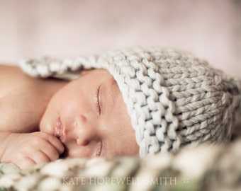 Baby hat KNITTING PATTERN Snuggler Aviator