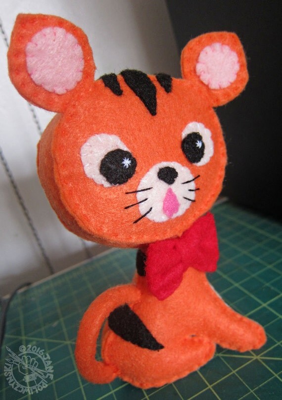 kawaii tiger plush