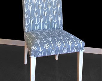 Gray Arrows Custom IKEA HENRIKSDAL Dining Chair Cover