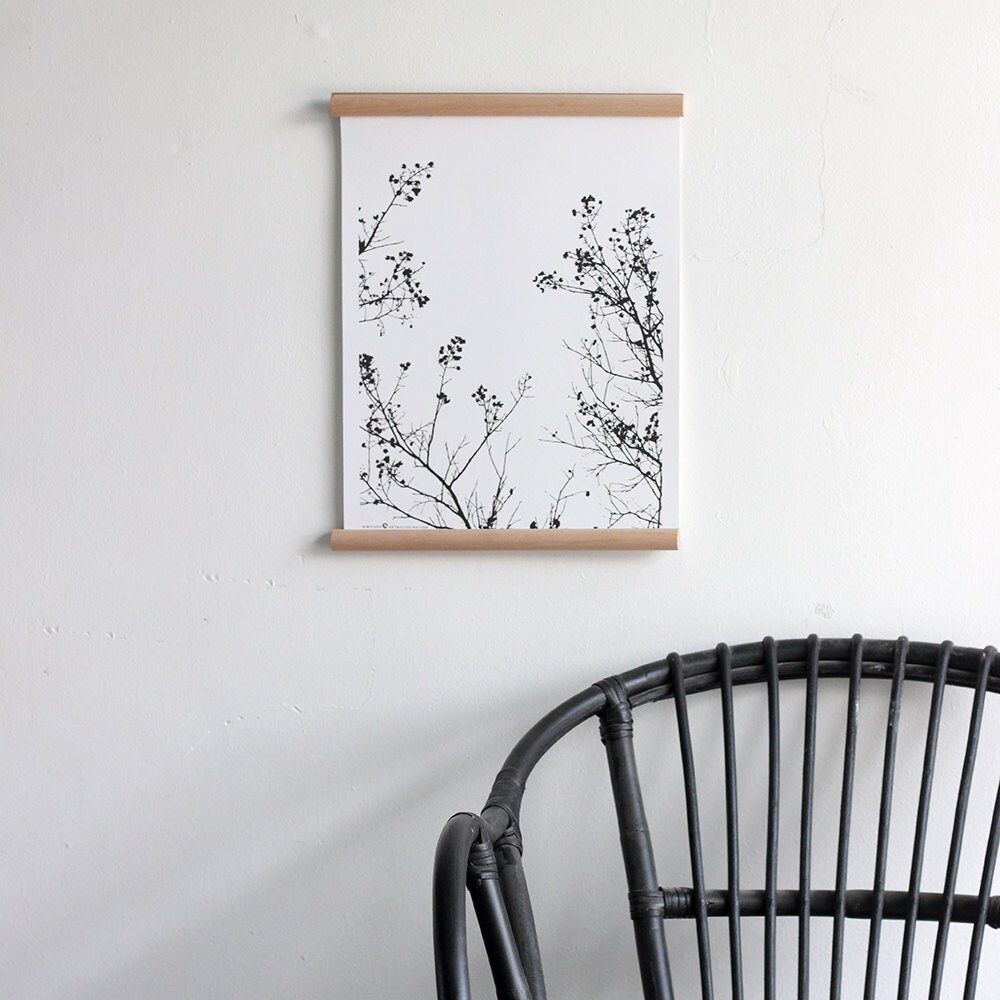 Poster hanger Wood Print Hanger by loopdesignstudio