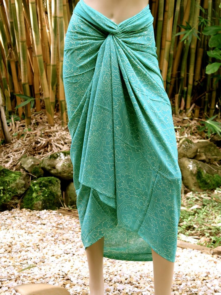 Sarong Pareo Wrap Cover up Beach Sarong E by silkzdesign on Etsy