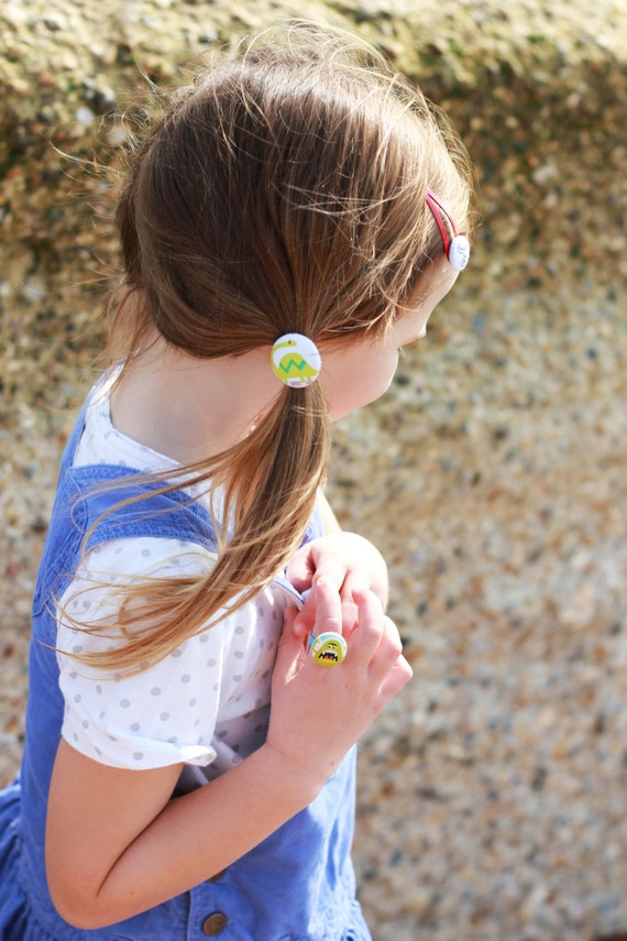 dinosaur hair bobbles