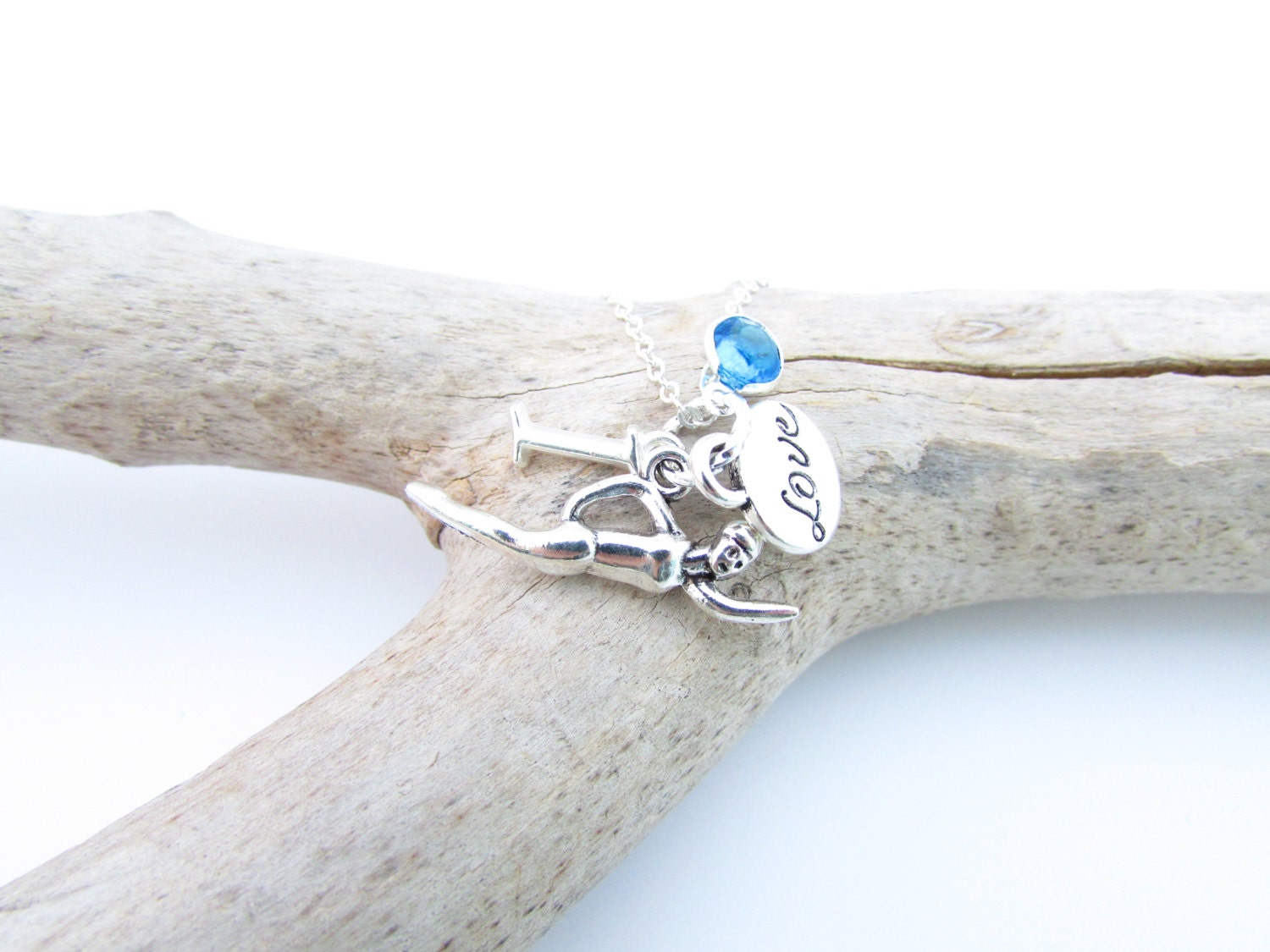 Swim Necklace Gifts for Swimmers Swimming Necklace Swimming