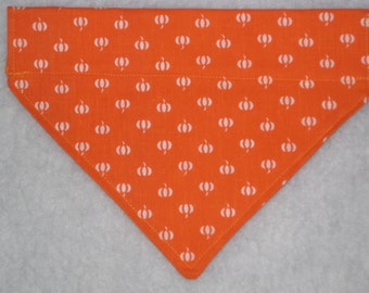 HALLOWEEN Dog Bandana - Pumpkin Bandana - Over the Collar Bandana - Pet Accessory - READY to SHIP