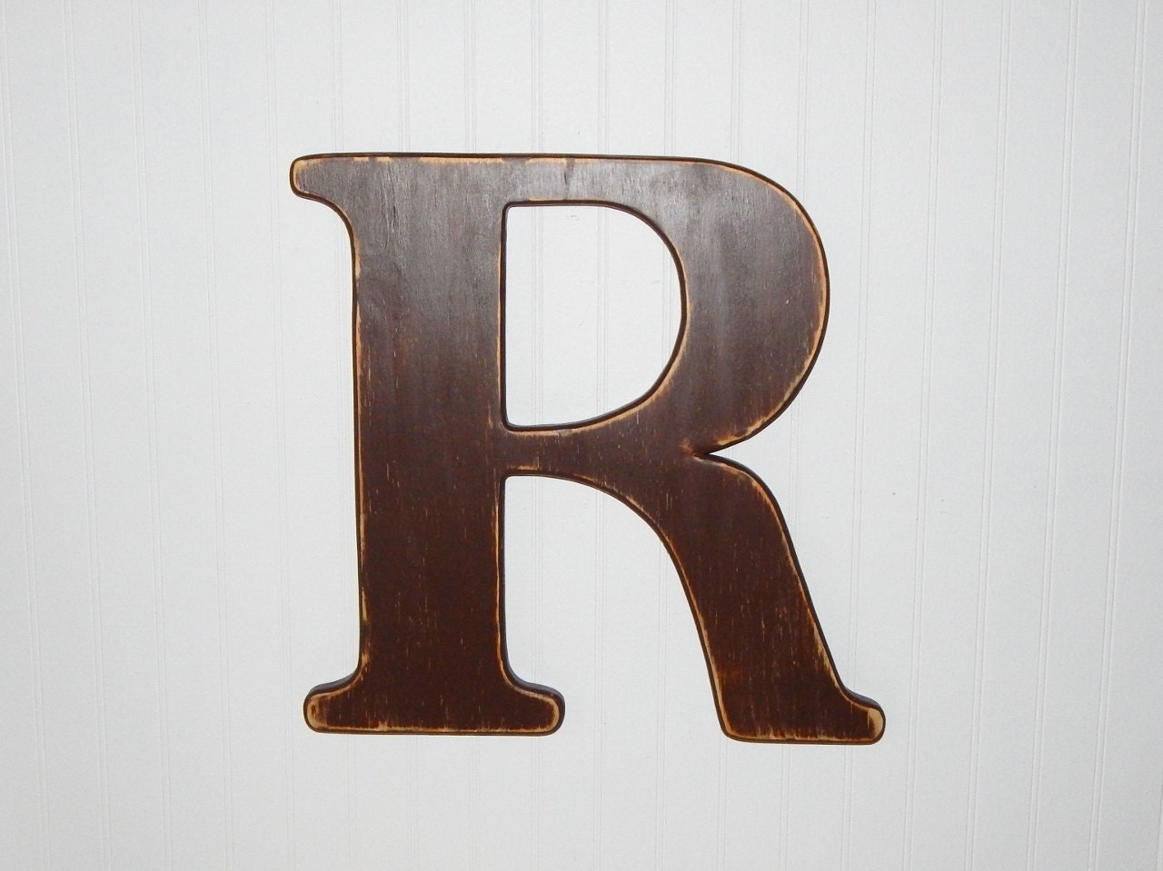 Large Wood Letter R Distressed 18 Inch Wood Letters Choose