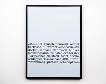 Errata de impresión A3 Hamburgo Sr. Fox poster