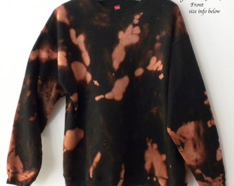 black tie dye sweatshirt