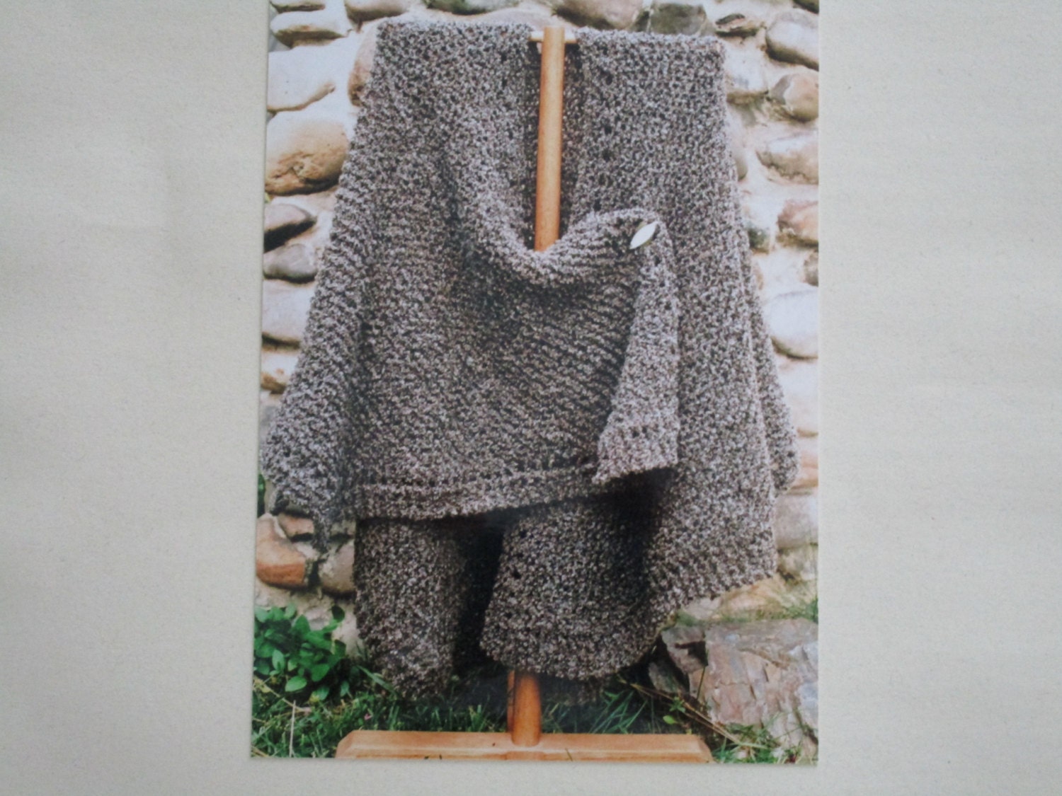 Knitting Pattern Oat Couture Knit Ruana