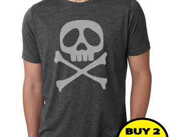 captain harlock skull shirt