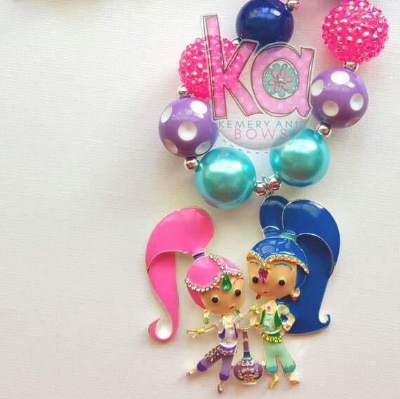 Shimmer and Shine Necklace Shimmer and Shine Chunky Necklace