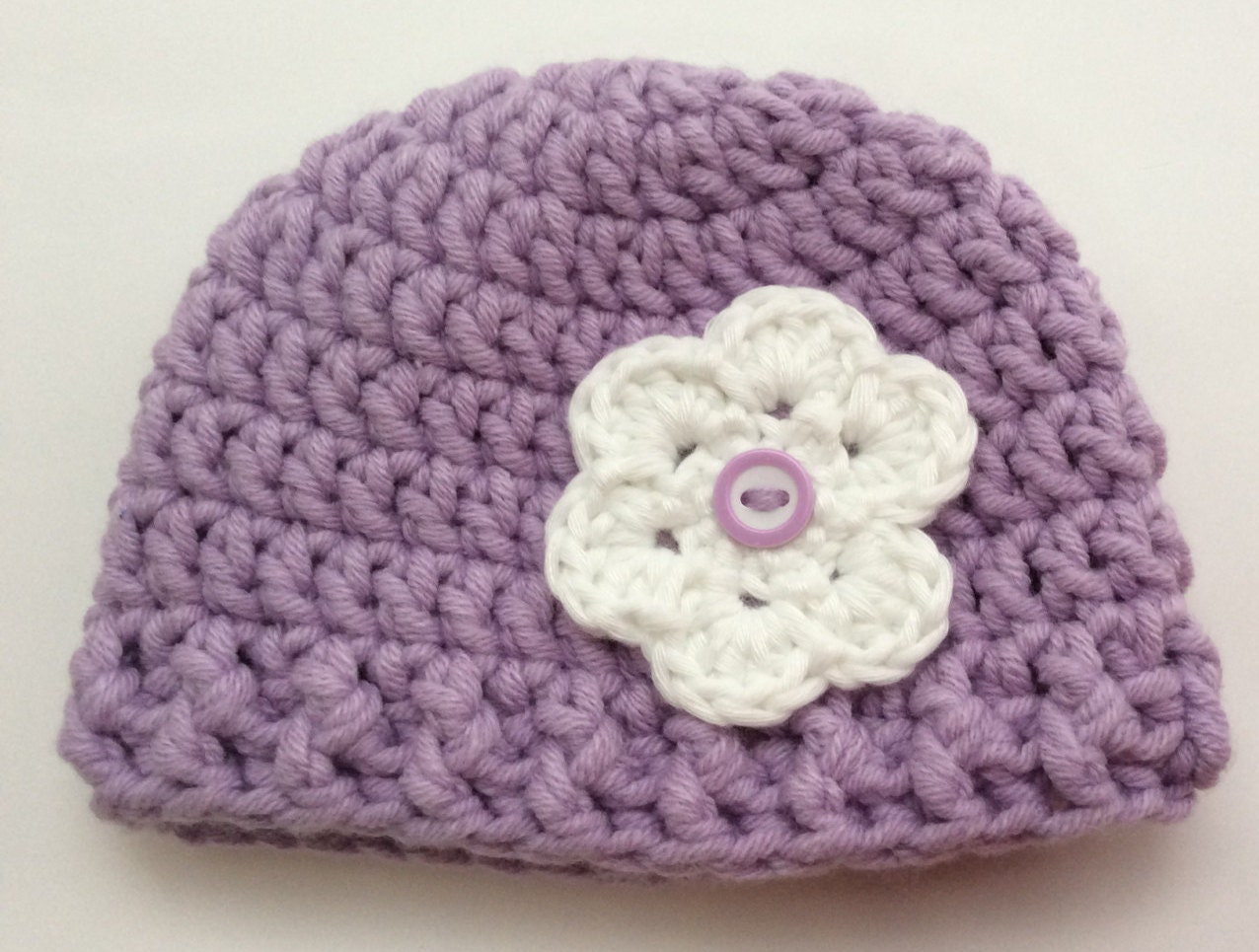 Crochet Preemie Hat NICU Baby 4-6 pound by Crochet2Cherish4You