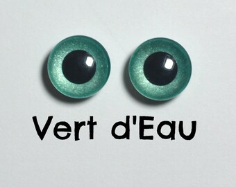 13 mm - color green water size Pullip Eyechips models