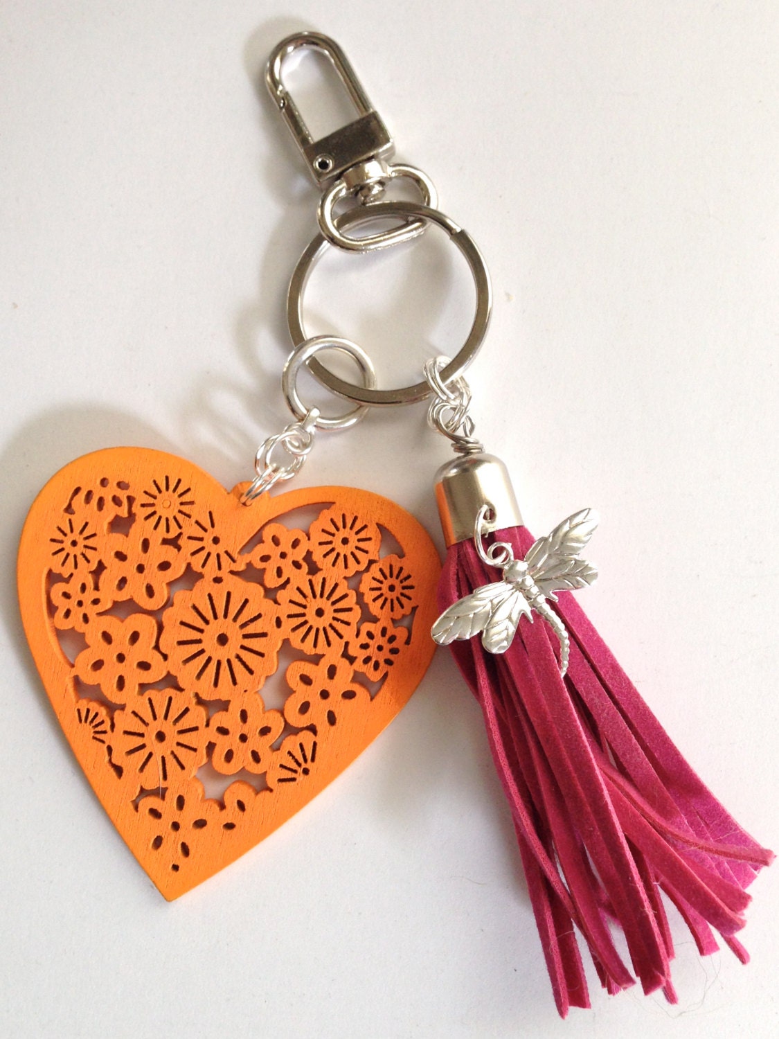 Boho keychain Teen Keychain Teen Girl gift idea