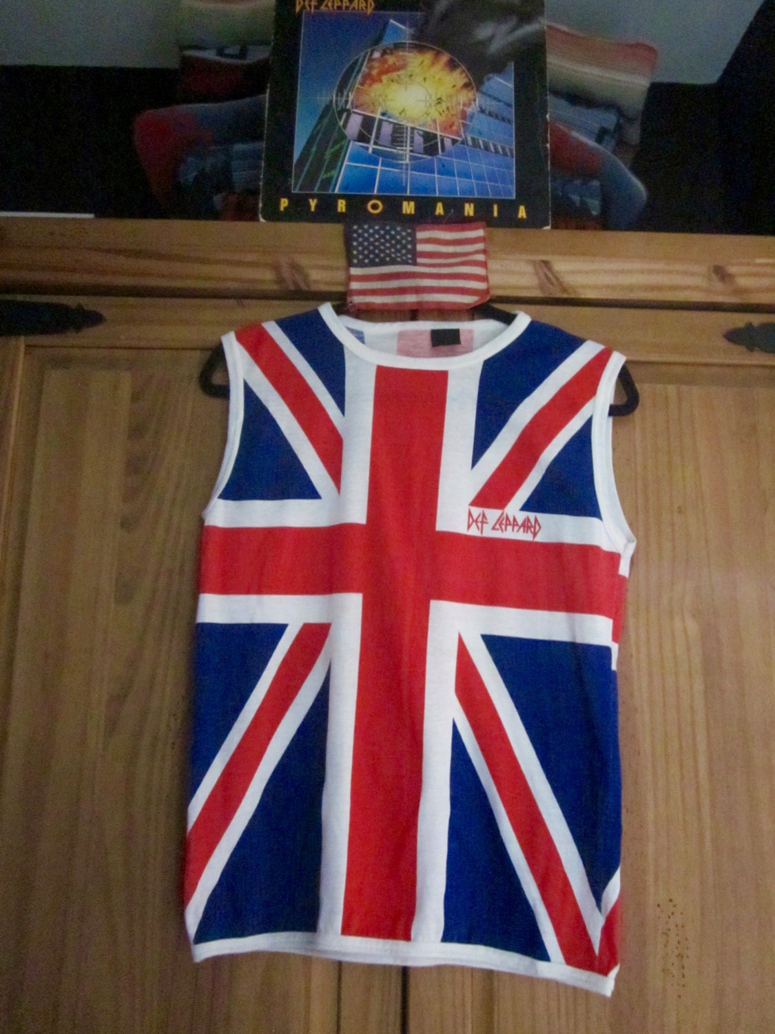 union jack def leppard shirt