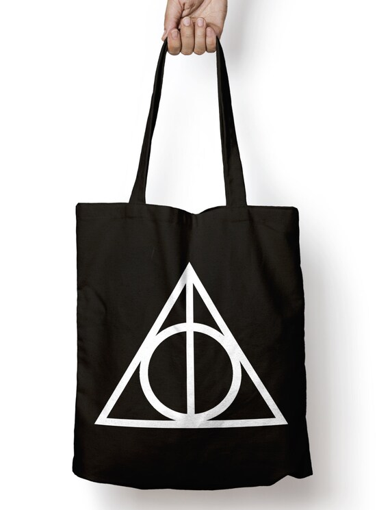 Harry Potter Gift Tote Shopping Bag Deathly Hallows 4