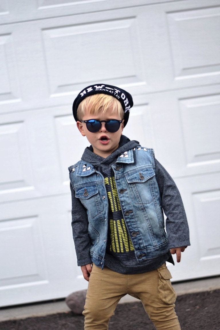 Forever Young Vest Baby Child Jean Vest Toddler Jean Vest