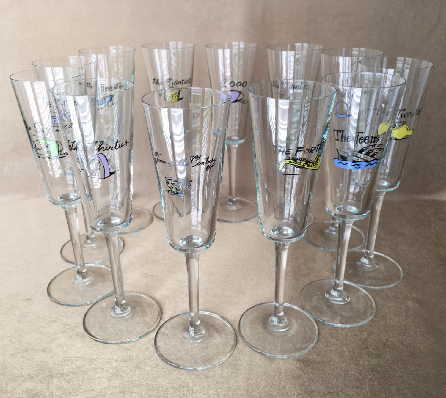 Champagne Flutes Long Stem Pottery Barn Flutes 12 Set