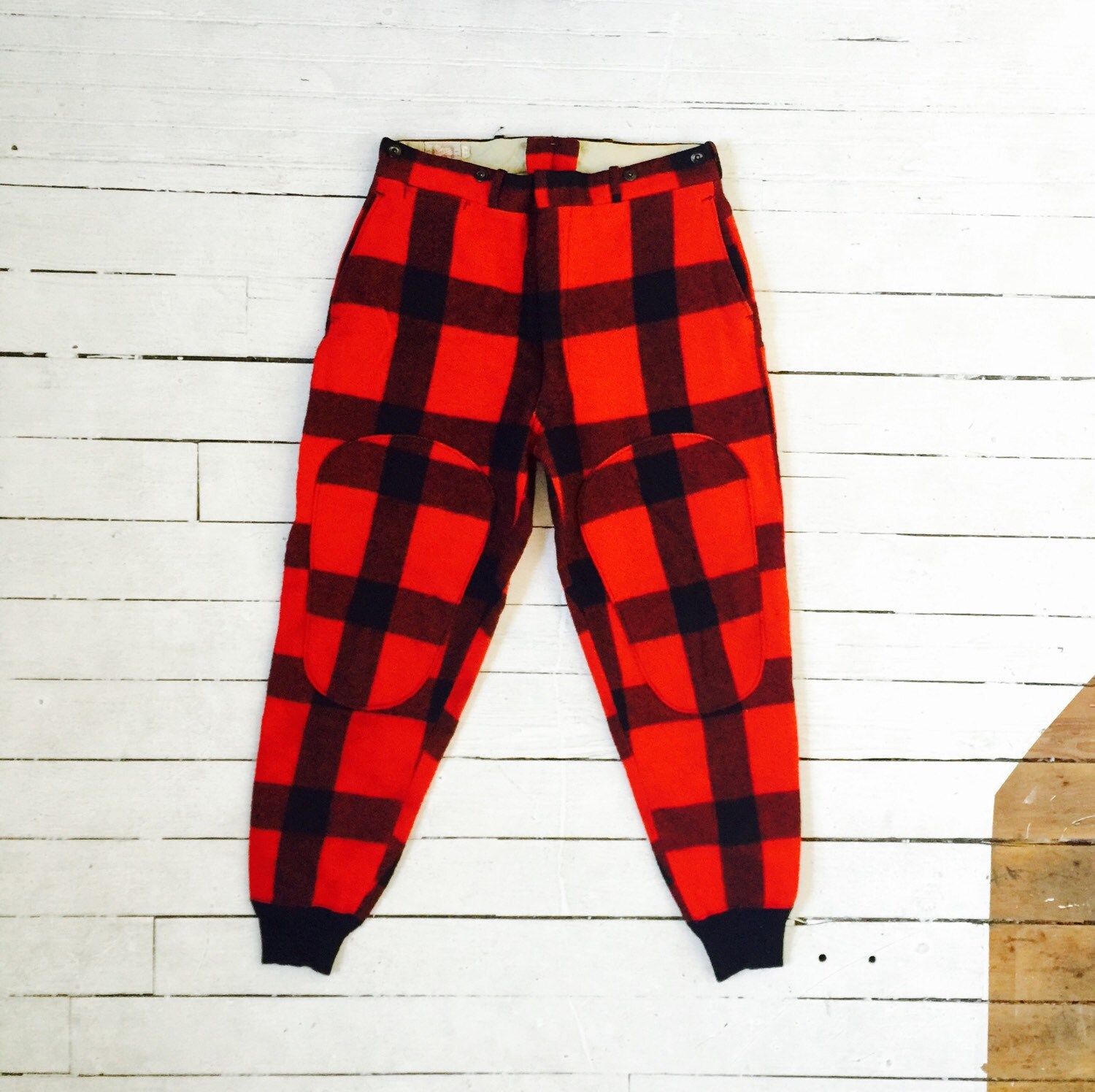 buffalo plaid mens joggers