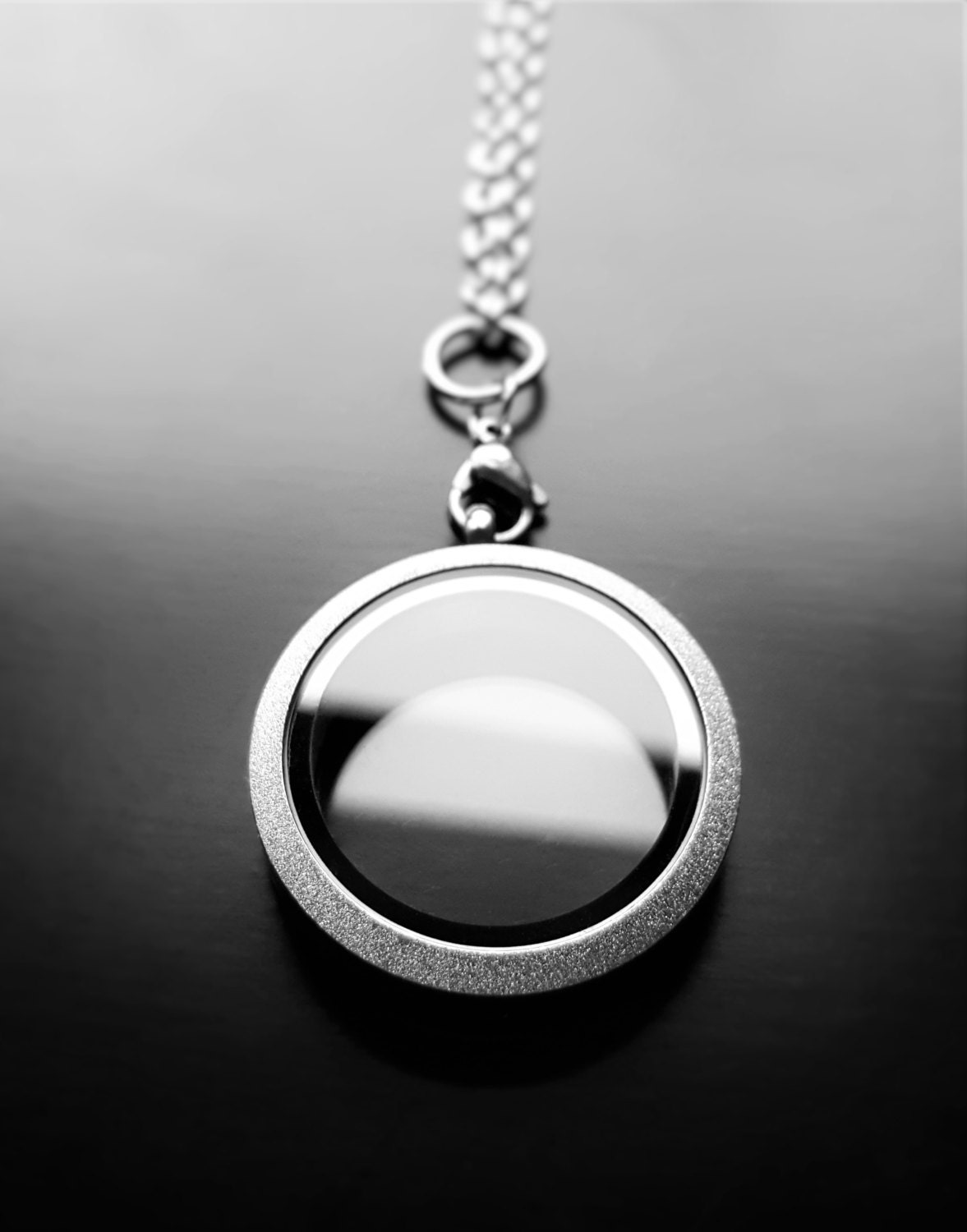 Sterling silver floating locket Clearance