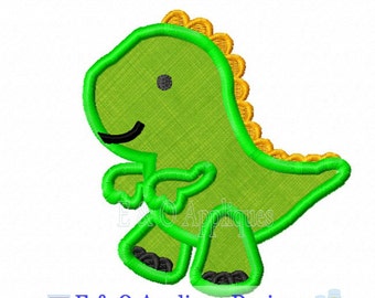 Baby Brother Embroidery Design Dinosaur Applique Little
