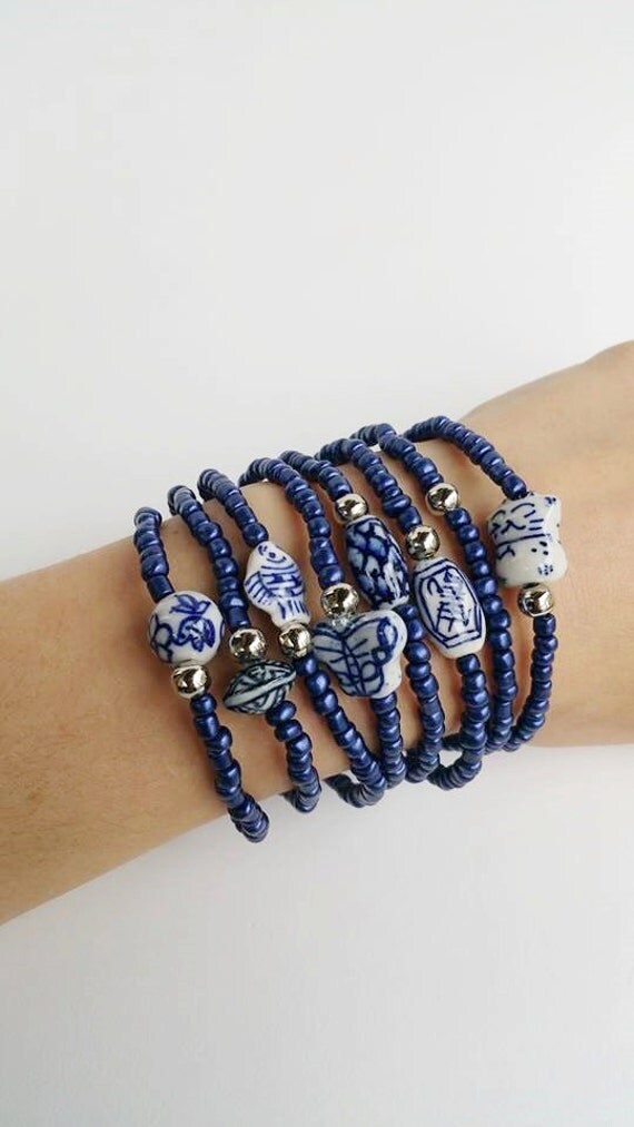 Oxford Blue Friendship Bracelets Boho Chic Bracelets