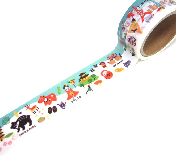 Travel Washi Tape / Japanese Washi Tape / Japan by SoWishiWashi