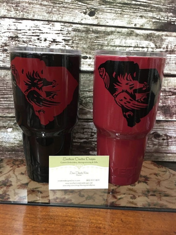 South Carolina Gamecocks Yeti Rambler 30 oz Gamecock Cup