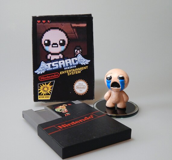 The Binding of Isaac Custom Made Game Figure NES Cartridge