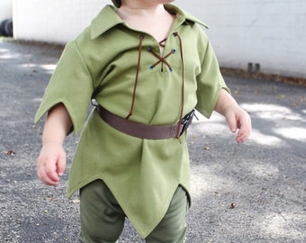 Peter Pan Toddler SZ 12mo, 18mo, & 2T-4T Adorable Costume, "The New Version" for Toddlers
