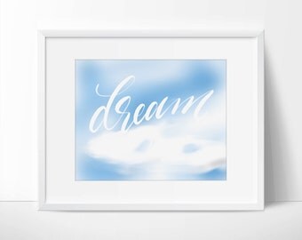 Dream Wall Decor dream wall art | etsy Dream Wall Decor dream wall art | etsy