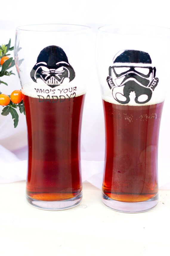 star wars beer glass