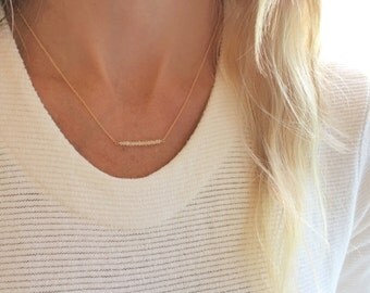Opal Necklace, Opal Jewelry, October Birthstone, White Opal, Simple Necklace, Birthstone Necklace, Dainty Necklace