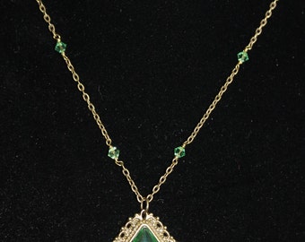 Victorian Style Brass Necklace