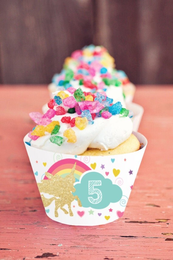 unicorn cupcake wrappers unicorn cupcakes unicorn party decorations