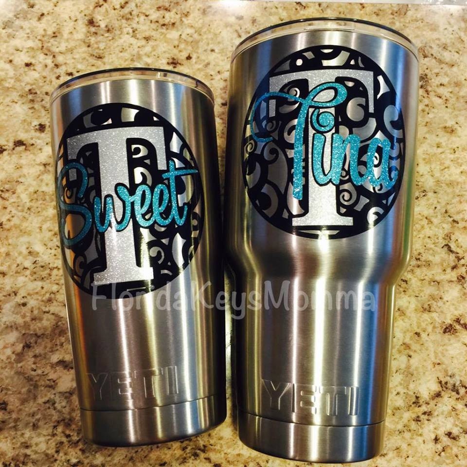 Personalized Decal for Yeti Cup Name Decal Yeti Decal