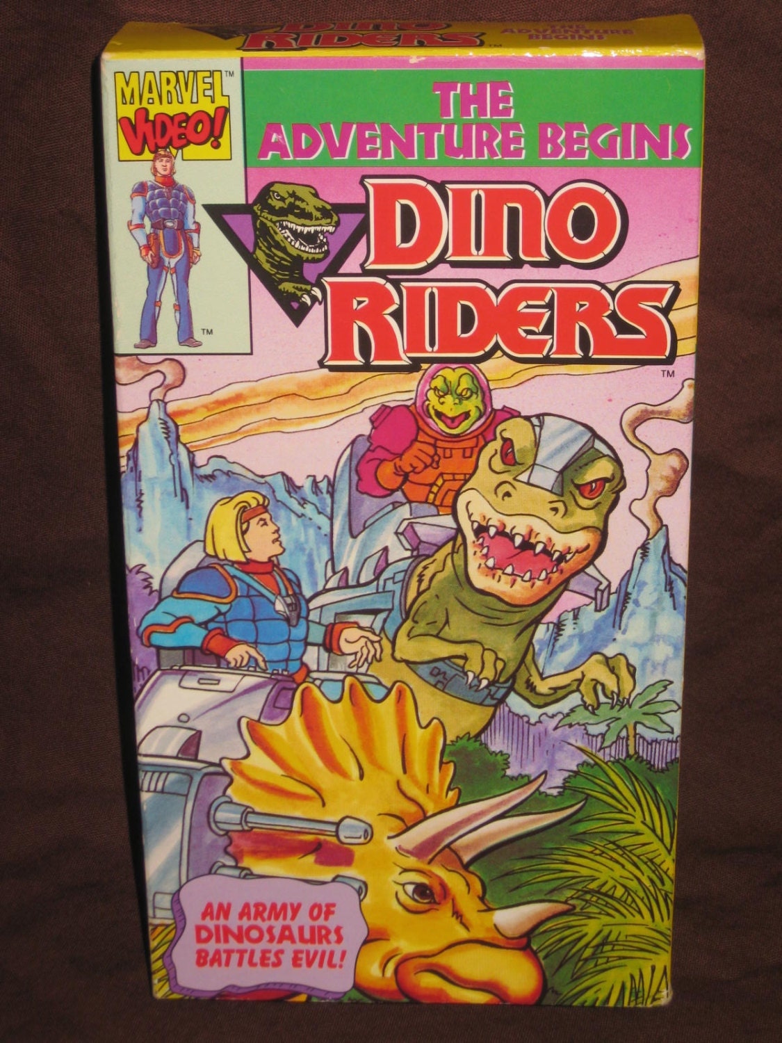 dino riders vhs ice age adventure